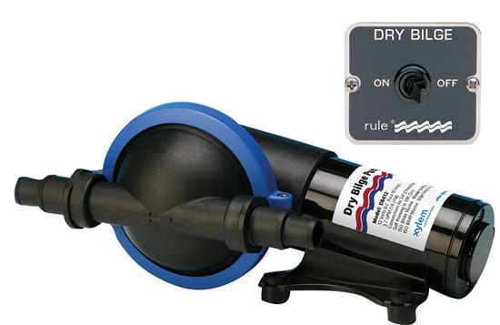 Xylem Dry Bilge Pump & Panel Switch