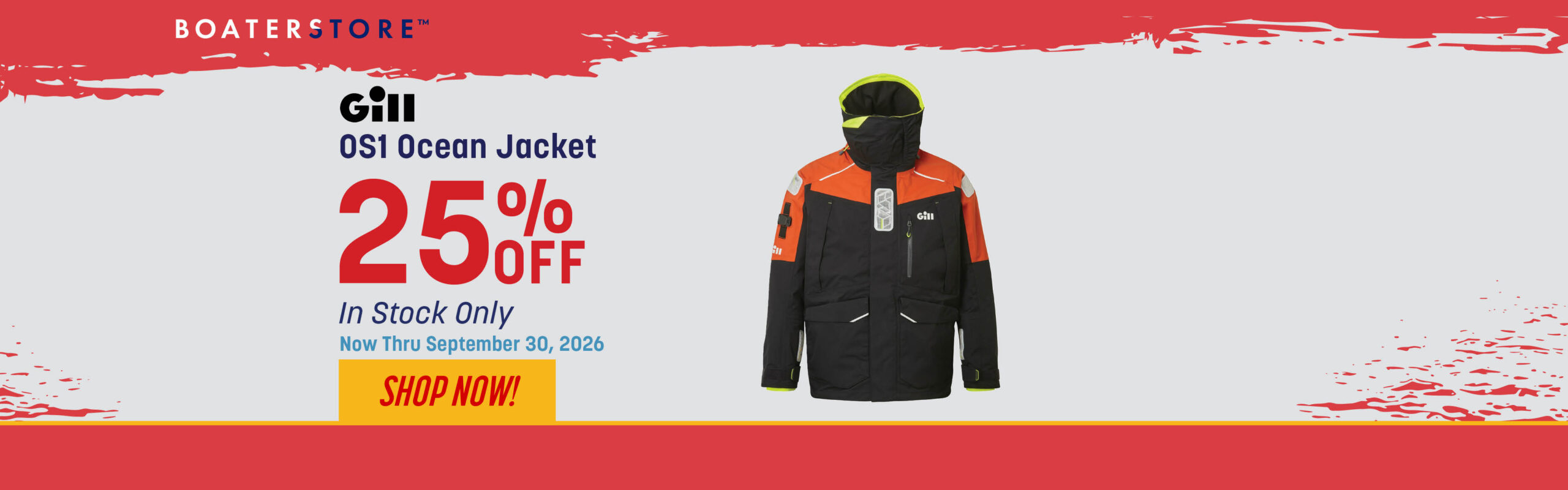 Gill Jacket Monthly Deals Sept 2026