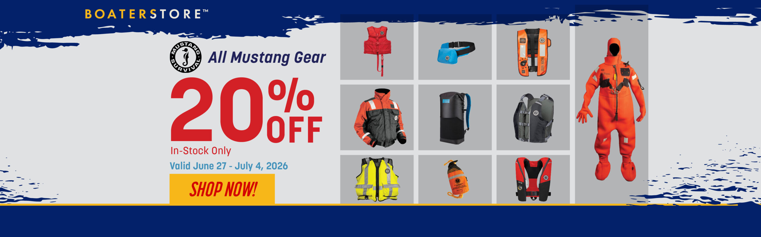 Mustang 20% off thru 7/4/26