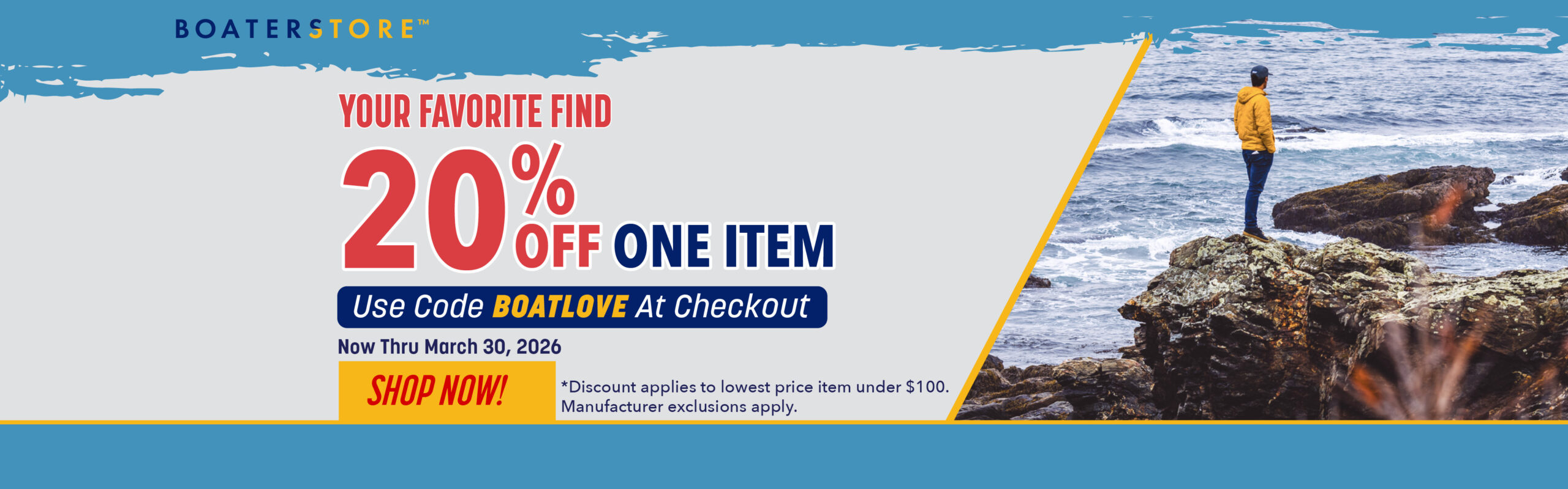 20% Off any one item under $100