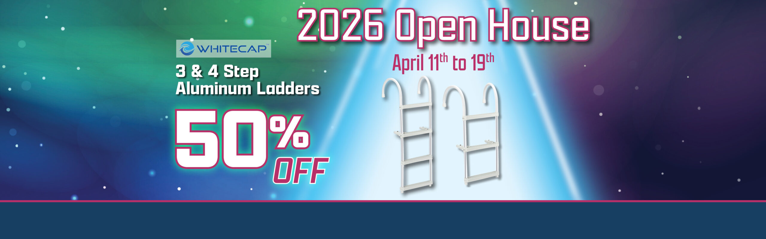Aluminum Ladders 50% Off