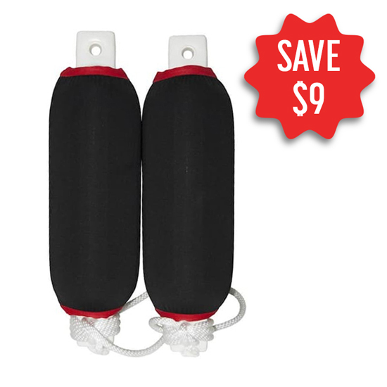 Ribbed Twin-Eye Fenders With Lines and Covers