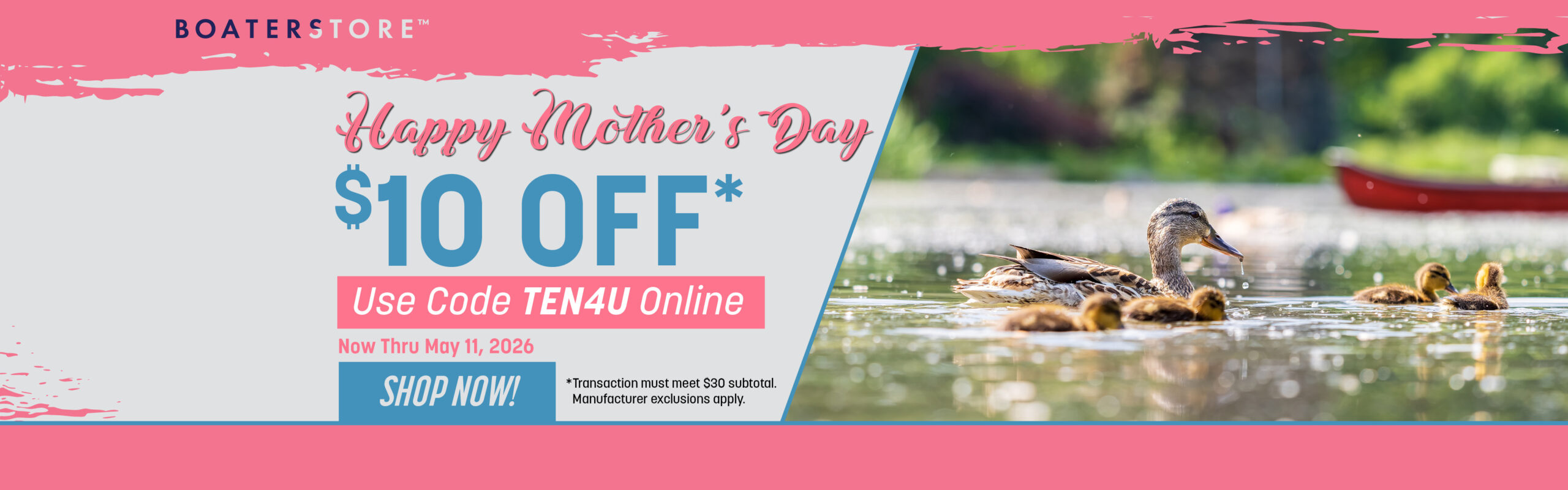 $10 Off $30 Order Thru 5/11/26!