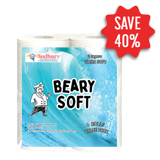 Sudbury® Beary Soft Marine and RV 2 Ply Toilet Paper