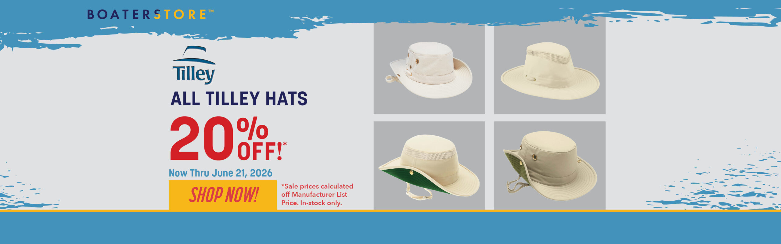 TILLEY FATHER’S DAY MAP BREAK SALE
