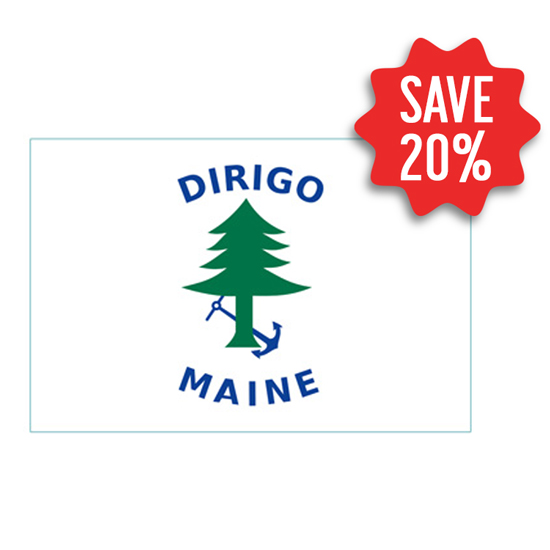 Dirigo Maine Merchant Mariner Flag