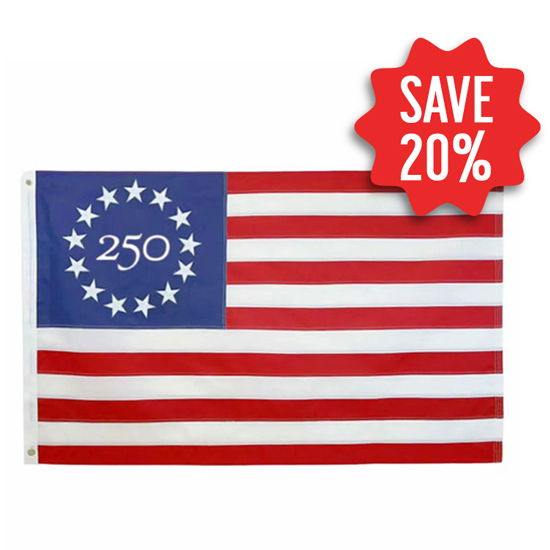 Annin 250 Year Anniversary 8″ x 12″ Flag