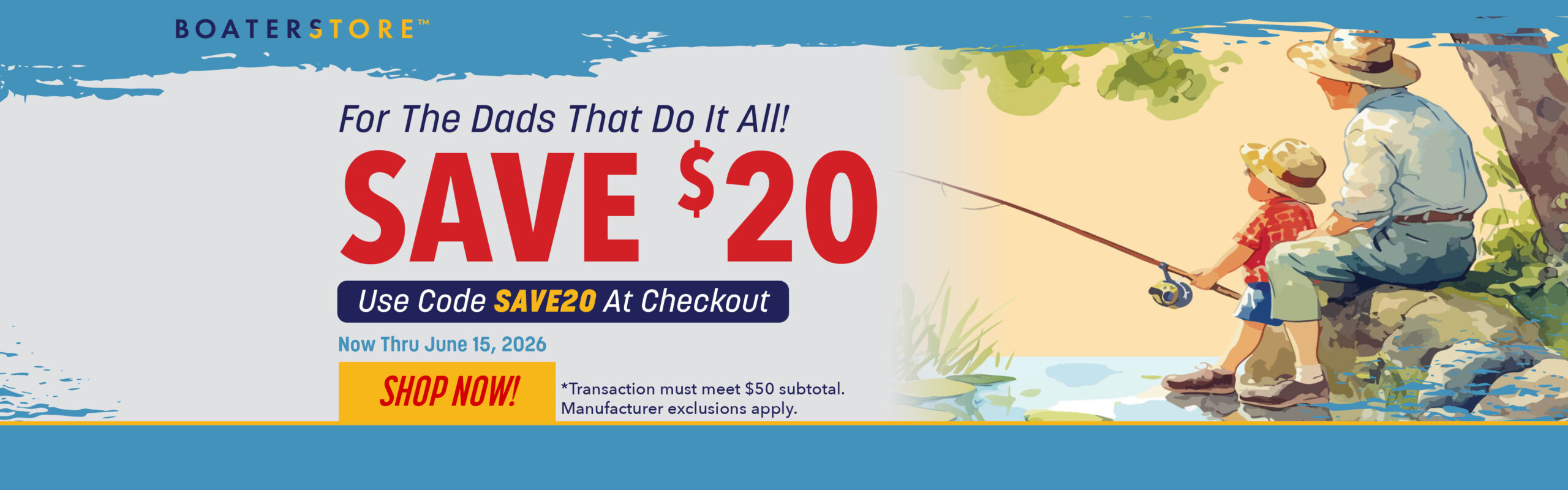 Save $20 off $50 at Checkout Thru 6/15/26