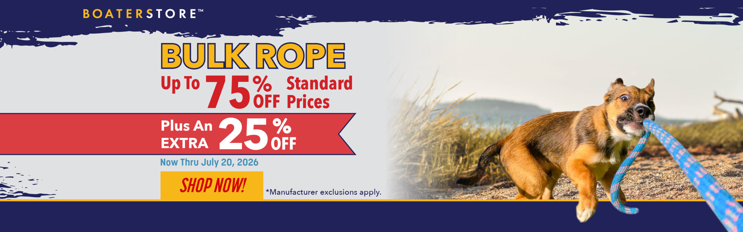25% Off Bulk Rope