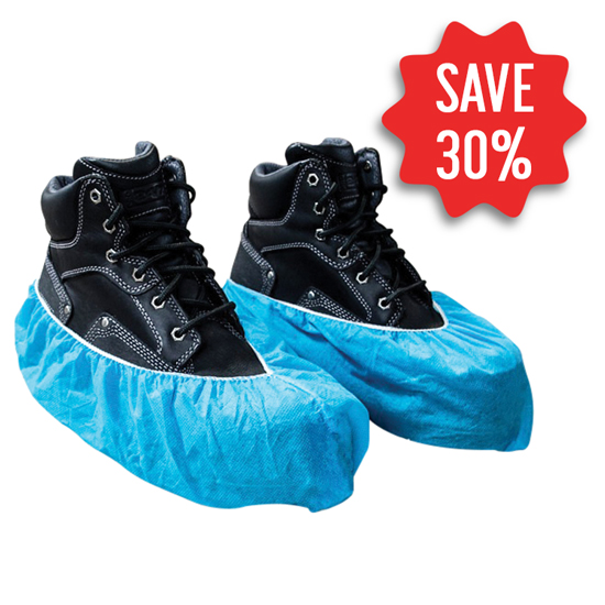 Surface Shields Blue Protective Shoe Covers