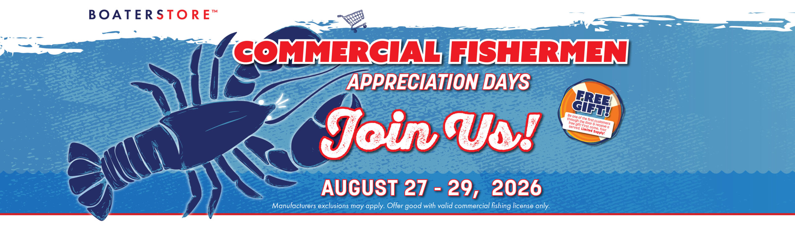 Commercial Fishermen Appreciation Join Us!