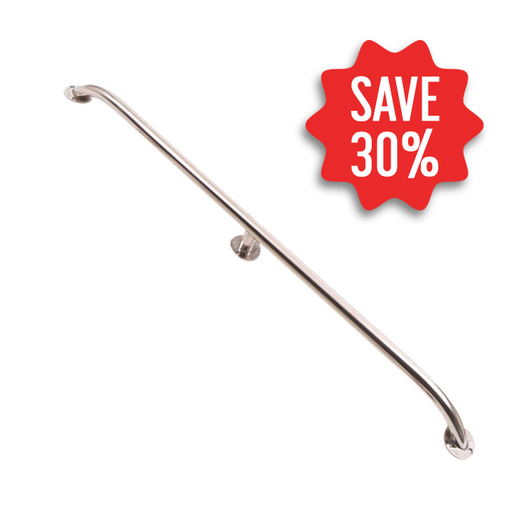 P&E 316 Stainless Steel 1-1/4″ X 48″ 2 Loop Handrail