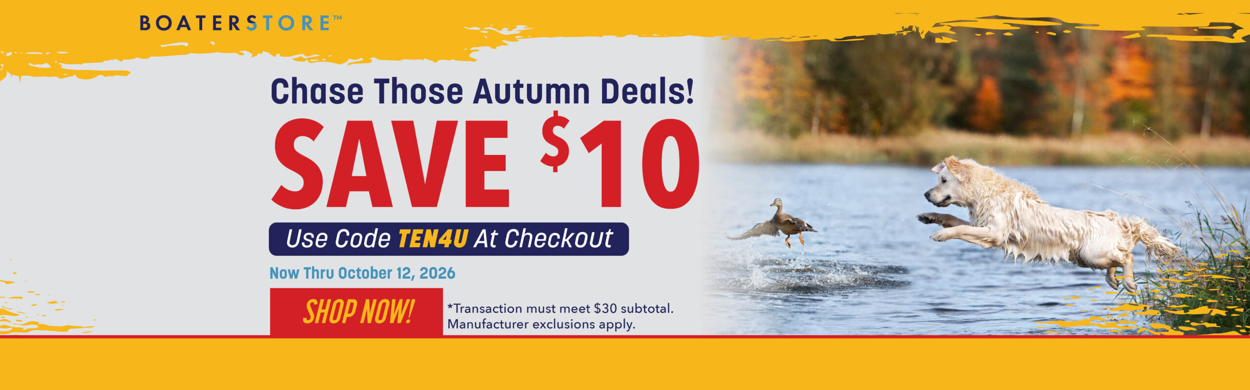 October 2026 $10 Off $30 Order